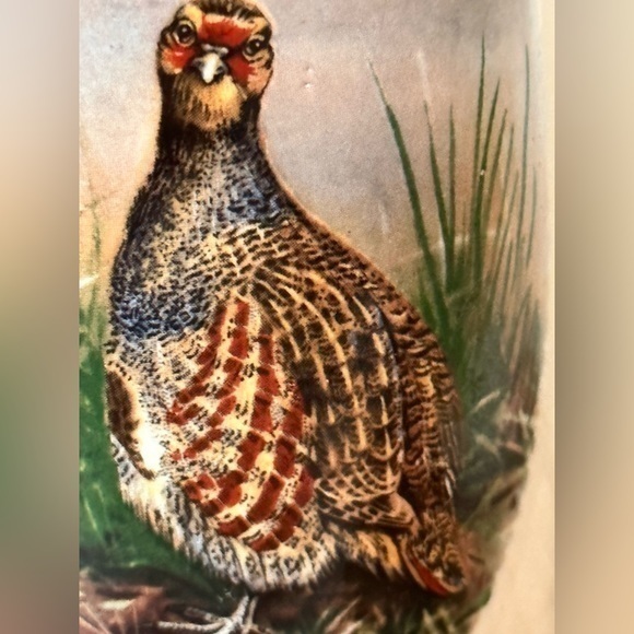 Set of (2)‎ vintage wild game birds mugs. Hand made 1976. Square full handle - Picture 8 of 11